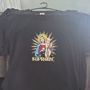 Supreme Black Short Sleeve Graphic Tee